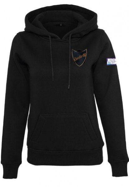 Hoodie Damen Logo schwarz