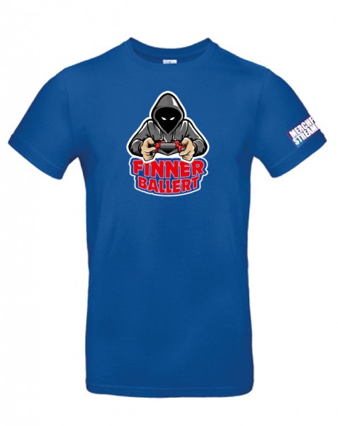 T-Shirt Logo blau