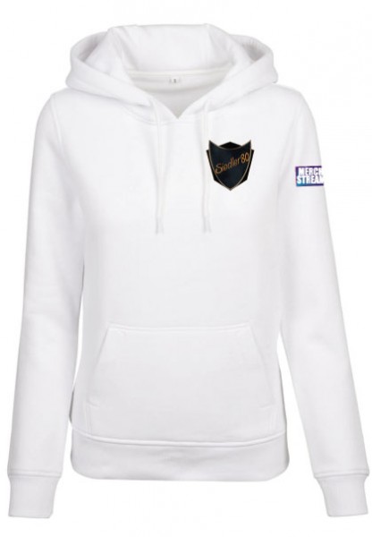 Hoodie Damen Logo weiß