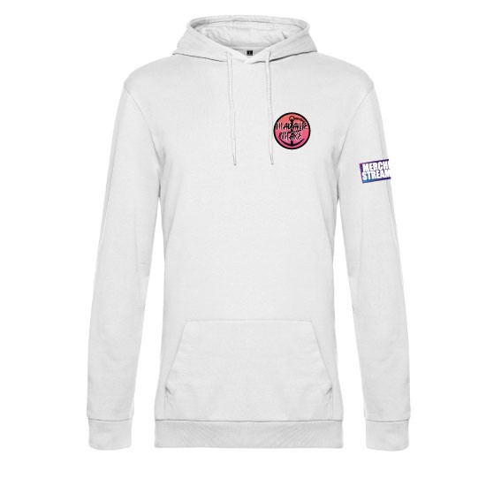 Hoodie #weiß klein