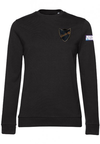 Sweatshirt Damen Logo schwarz