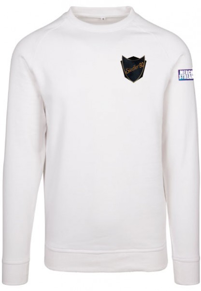 Sweatshirt Logo weiß